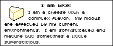 What kind of cheese are you?