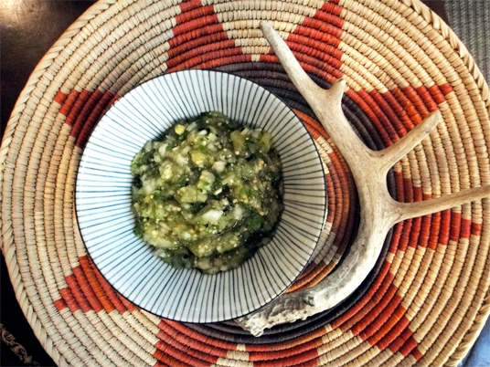 Recipe: Roasted Tomatillo Salsa
