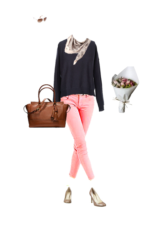 What to Wear: Pink Jeans