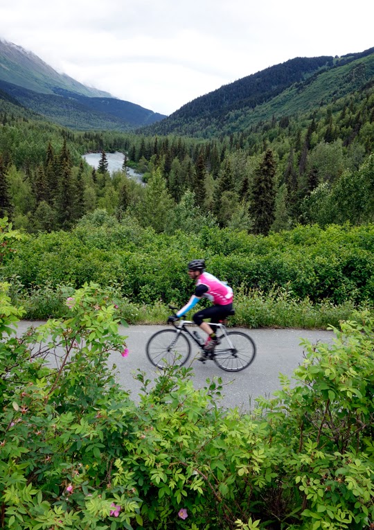 Biking and Driving the Seward Highway in Alaska