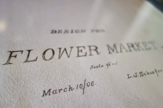 Inspired: 1906 Architectural Drawing for San Francisco’s Flower Market