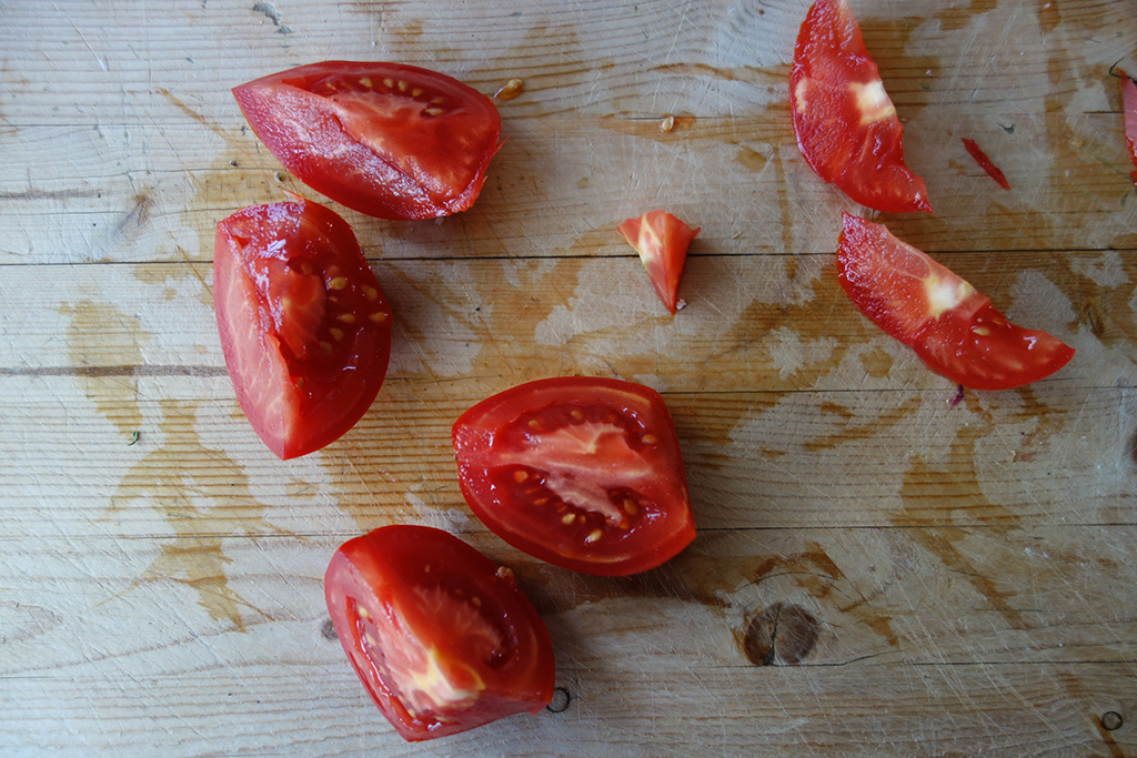 Tomato Fava Bean Soup