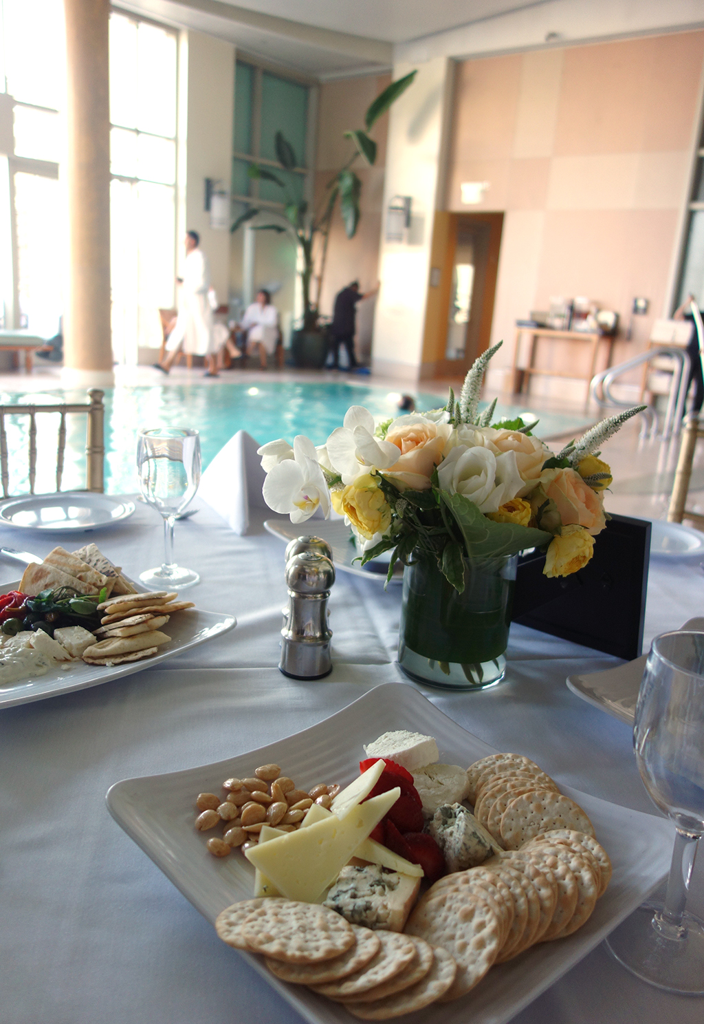 Nob Hill Spa Cheese plate