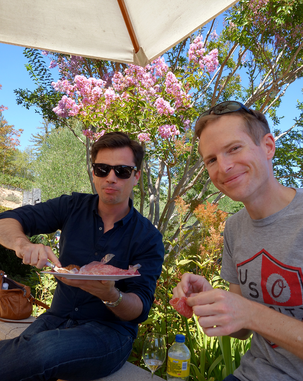 Marimar winery salami picnic