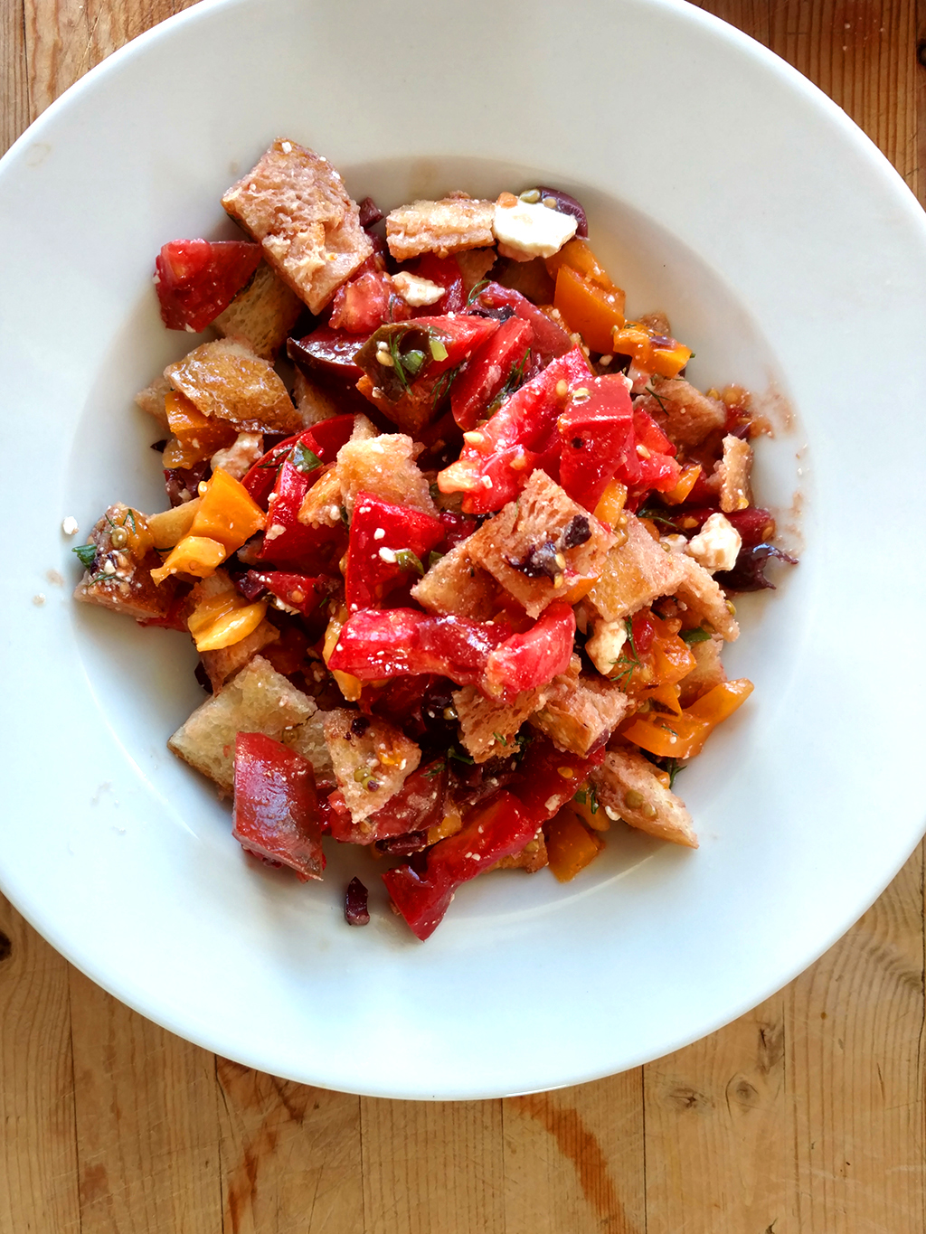 Bruschetta Salad: Another Easy Work from Home Lunch