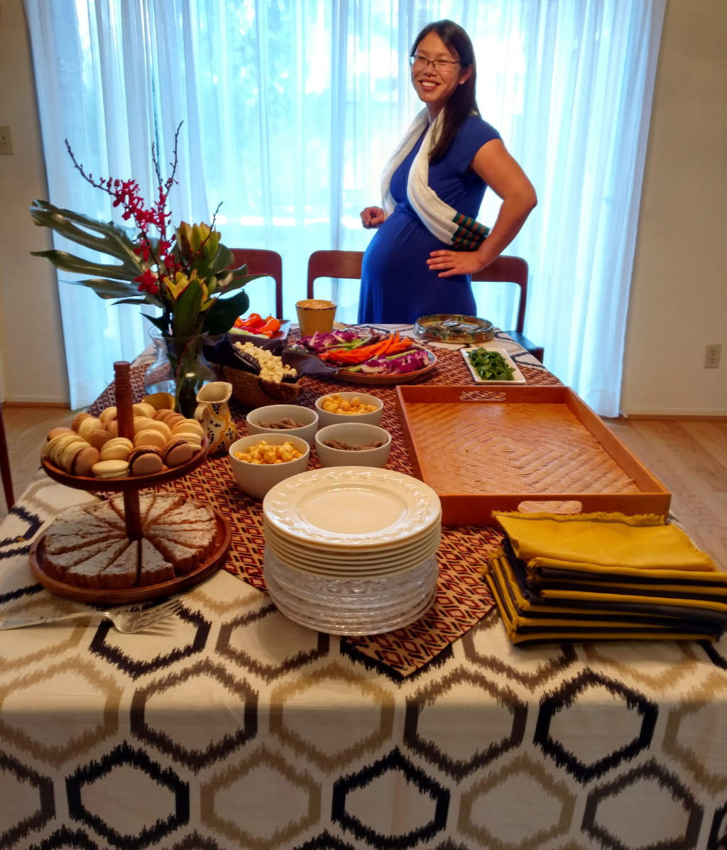 African baby shower menu