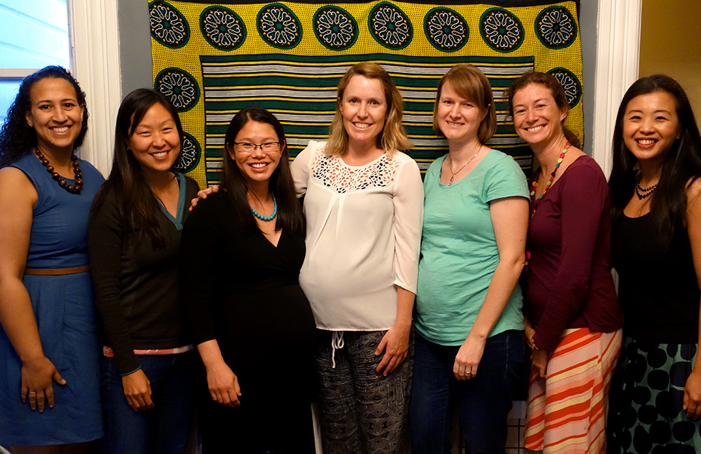 East African baby shower guests