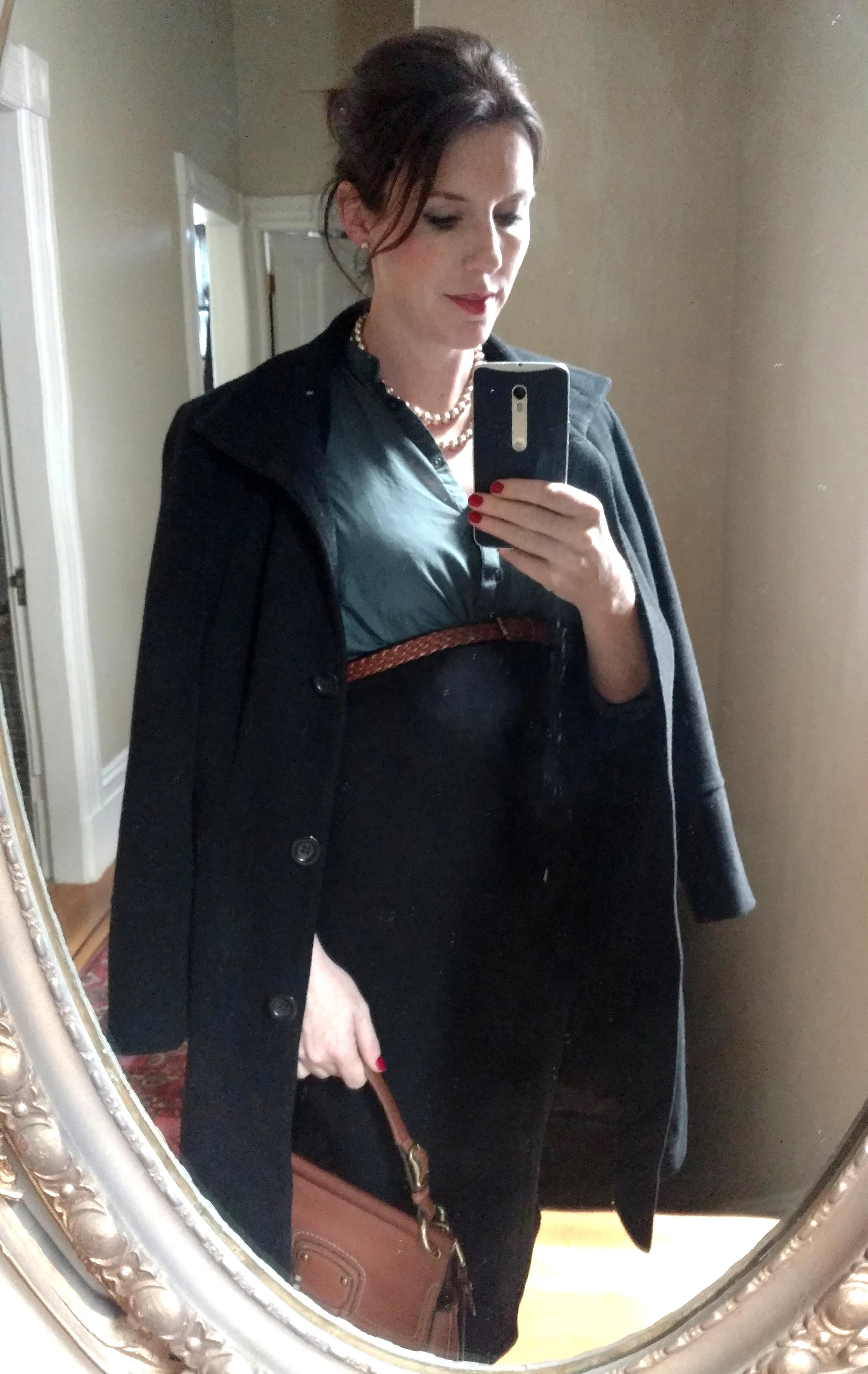 Maternity skirt and top