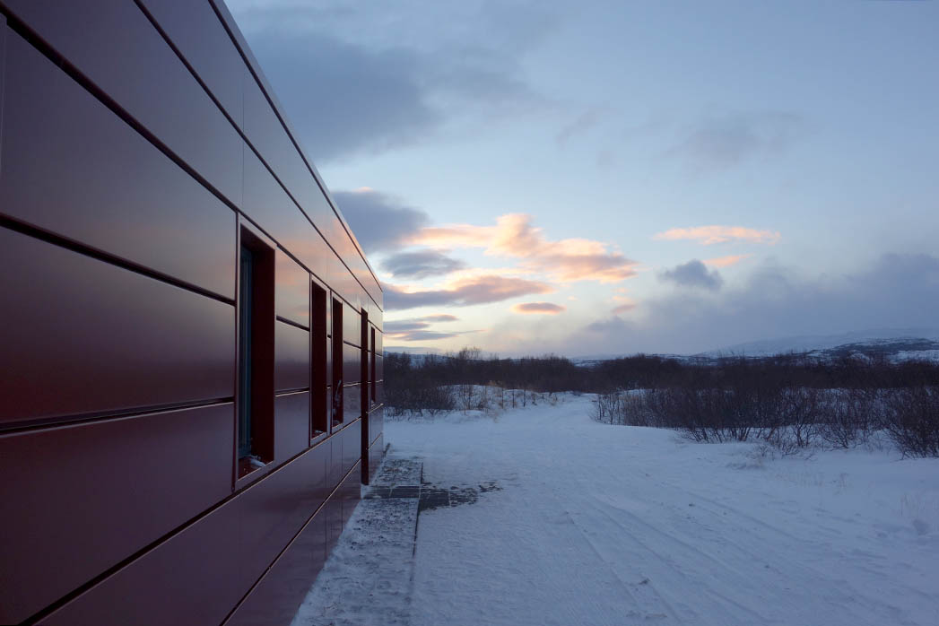 Sunset in Bifrost Iceland