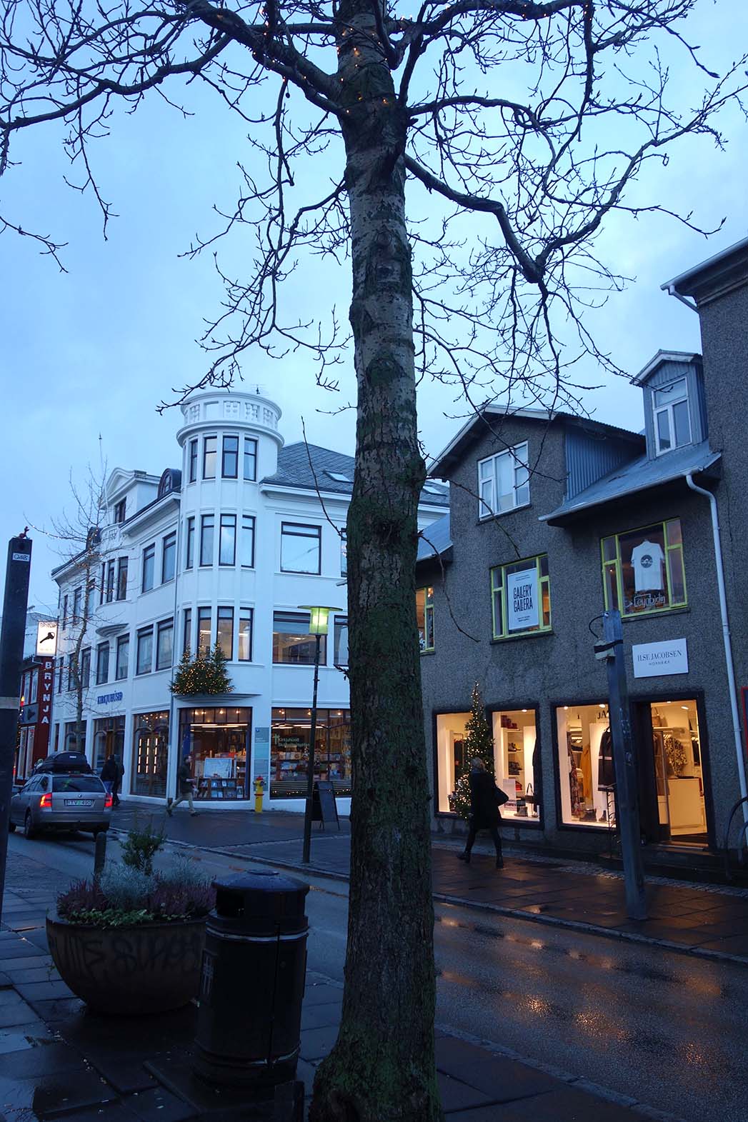 Downtown reykjavik in November